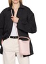 Figure View - Click To Enlarge - ANYA HINDMARCH - Mini I am a Plastic Bag Recycled Canvas Bucket Bag