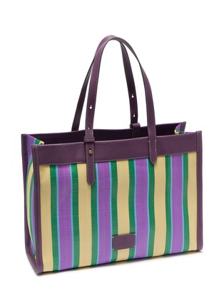 Detail View - Click To Enlarge - ANYA HINDMARCH - E/W Stripes Tote Bag