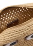 Detail View - Click To Enlarge - ANYA HINDMARCH - Eyes Raffia Crossbody Bag