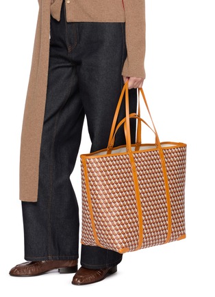 Figure View - Click To Enlarge - ANYA HINDMARCH - I Am A Plastic Bag Monogram Canvas Tote Bag