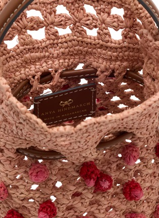 Detail View - Click To Enlarge - ANYA HINDMARCH - Squid Raffia Crossbody Bag