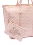  - ANYA HINDMARCH - I Am A Plastic Bag Monogram Canvas Leather Tote Bag
