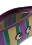 Detail View - Click To Enlarge - ANYA HINDMARCH - Stripes Recycled Mesh Pouch