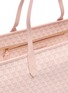 Detail View - Click To Enlarge - ANYA HINDMARCH - I Am A Plastic Bag Monogram Canvas Leather Zipped Tote Bag