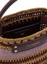 Detail View - Click To Enlarge - ANYA HINDMARCH - Striped Raffia Crossbody Bag