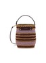 ANYA HINDMARCH Striped Raffia Crossbody Bag