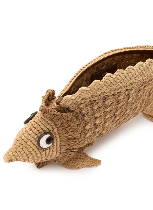 Detail View - Click To Enlarge - ANYA HINDMARCH - Fish Raffia Clutch Bag
