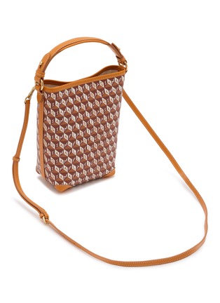 Detail View - Click To Enlarge - ANYA HINDMARCH - Mini I Am A Plastic Bag Recycled Canvas Bucket Bag