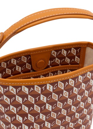 Detail View - Click To Enlarge - ANYA HINDMARCH - Mini I Am A Plastic Bag Recycled Canvas Bucket Bag