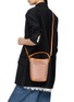 Figure View - Click To Enlarge - ANYA HINDMARCH - Mini I Am A Plastic Bag Recycled Canvas Bucket Bag