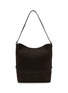 LEMAIRE Belted Suede Leather Tote Bag