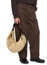Front View - Click To Enlarge - LEMAIRE - Quiver Clip Leather Bag