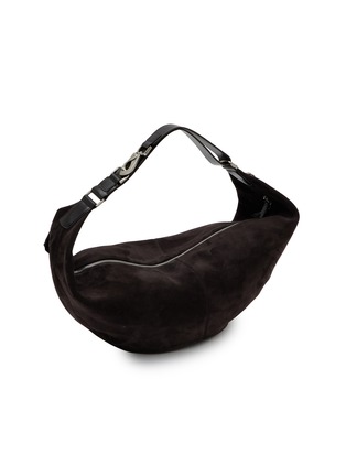 Detail View - Click To Enlarge - LEMAIRE - Quiver Clip Suede Leather Bag