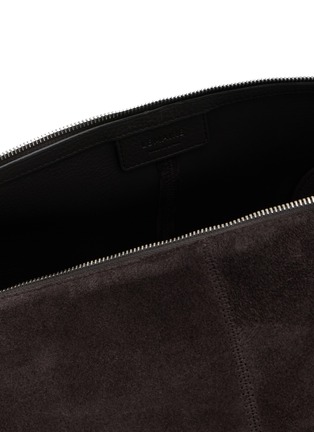 Detail View - Click To Enlarge - LEMAIRE - Quiver Clip Suede Leather Bag