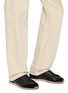 Figure View - Click To Enlarge - LEMAIRE - Gummy Grips Mixed Leather Low Top Men's Sneakers