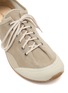 Detail View - Click To Enlarge - LEMAIRE - Gummy Grips Mixed Leather Low Top Men's Sneakers