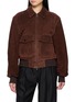 TONYWACK Flap Pocket Suede Blouson Jacket
