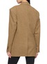 Back View - Click To Enlarge - TONYWACK - Double Breasted Herringbone Blazer