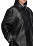  - TONYWACK - Spread Collar Leather Coat