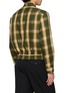 Back View - Click To Enlarge - TAAKK - Floral-Embroidered Checked Shirt