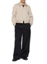 Figure View - Click To Enlarge - TAAKK - Textured Zip-Up Blouson
