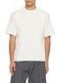 TAAKK Tape Embroidered Crewneck Cotton T-Shirt