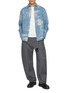 Figure View - Click To Enlarge - TAAKK - Tape Embroidered Crewneck Cotton T-Shirt
