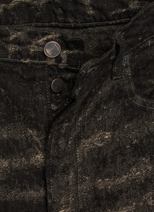  - TAAKK - Light Wash Slim Fit Jacquard Denim Jeans