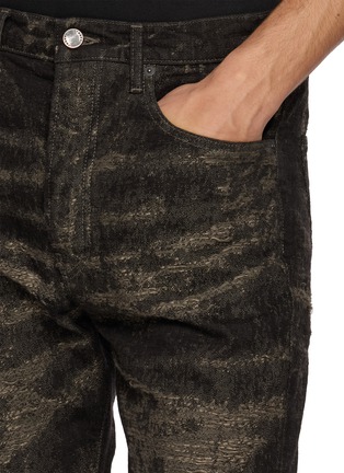  - TAAKK - Light Wash Slim Fit Jacquard Denim Jeans