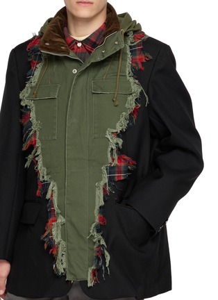  - KOLOR - Spliced Wool Blazer
