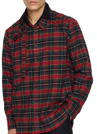 - KOLOR - Asymmetrical Layered Cotton Shirt