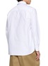 Back View - Click To Enlarge - KOLOR - Asymmetrical Layered Cotton Shirt