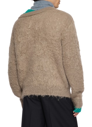 Back View - Click To Enlarge - KOLOR - Layered Knit Sweater