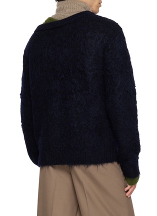 Back View - Click To Enlarge - KOLOR - Layered Knit Sweater