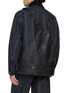 Back View - Click To Enlarge - KOLOR - Fisherman Bib Panel Chequered Jacket