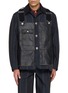 KOLOR Fisherman Bib Panel Chequered Jacket