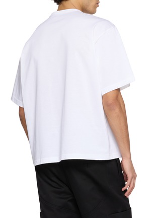 Back View - Click To Enlarge - KOLOR - Crewneck Cotton Graphic T-shirt