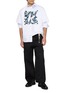Figure View - Click To Enlarge - KOLOR - Crewneck Cotton Graphic T-shirt