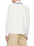 Back View - Click To Enlarge - KOLOR - Hybrid Polo Sweater