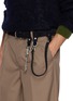 Figure View - Click To Enlarge - KOLOR - Key Charm Braided Suede Belt