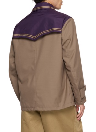 Back View - Click To Enlarge - KOLOR - Anchor Charm Sailor Jacket