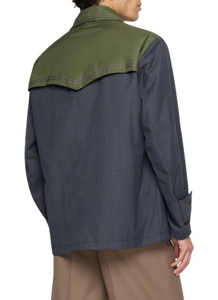 Back View - Click To Enlarge - KOLOR - Anchor Charm Sailor Jacket