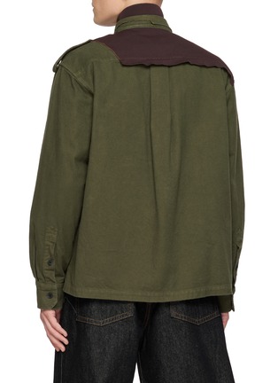 Back View - Click To Enlarge - KOLOR - Hybrid Cotton Jacket