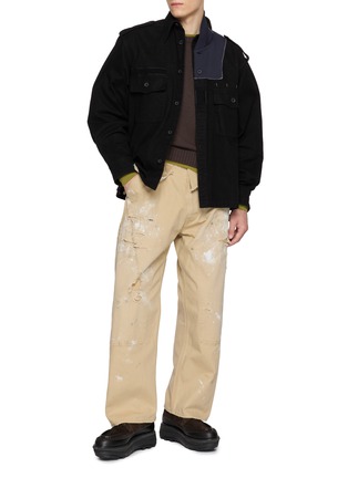 Figure View - Click To Enlarge - KOLOR - Hybrid Cotton Jacket