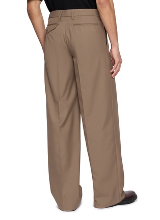 Back View - Click To Enlarge - KOLOR - Pleated Wide Leg Pants