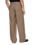 Back View - Click To Enlarge - KOLOR - Pleated Wide Leg Pants