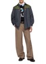 Figure View - Click To Enlarge - KOLOR - Pleated Wide Leg Pants