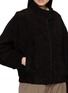 - LE17SEPTEMBRE - Funnel Neck Suede Leather Blouson Jacket