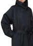  - LE17SEPTEMBRE - Draped Funnel Neck Cotton Half Trench Coat
