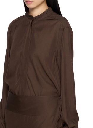  - LE17SEPTEMBRE - Long Sleeve Fluid Wrap Dress